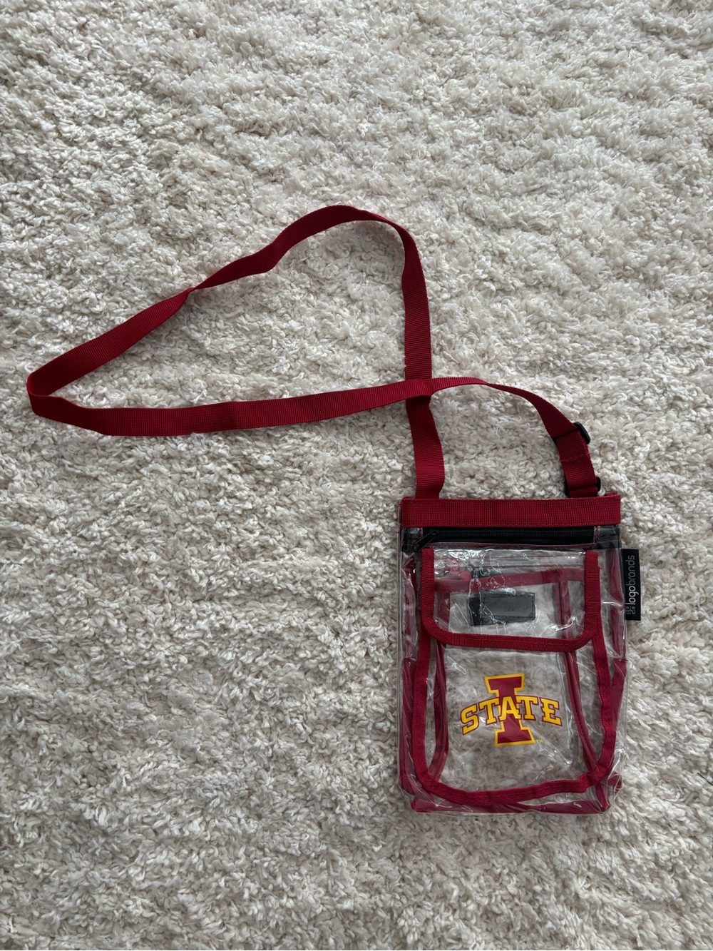 Iowa State Clear Crossbody Bag - Clear